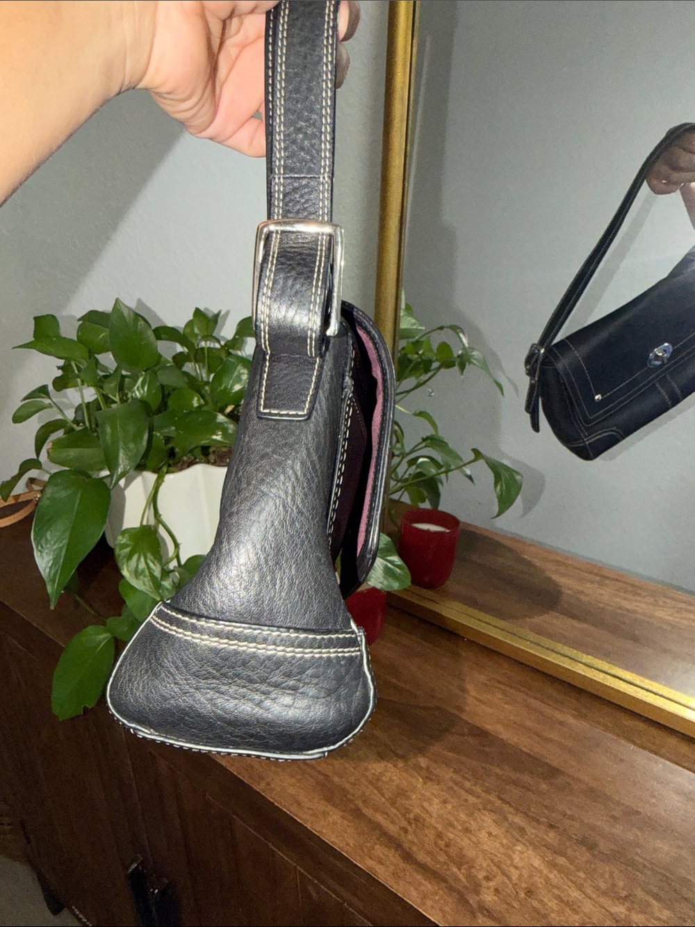Coach Hamilton flap the lock leather bag - Picture 4 of 10